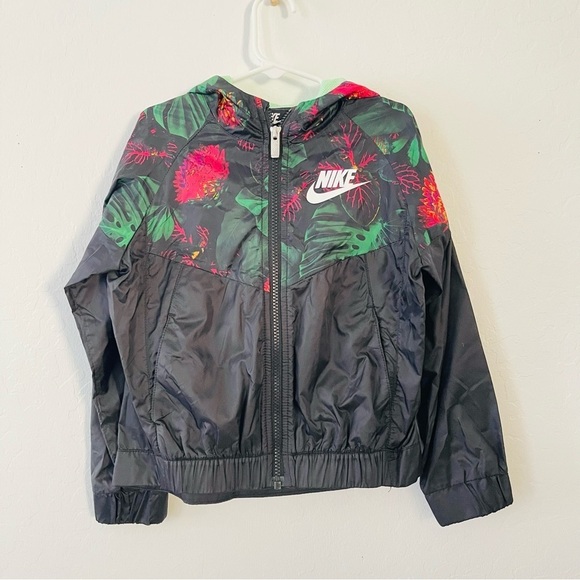 Nike Other - Nike Girls Botanical Print Windbreaker Jacket